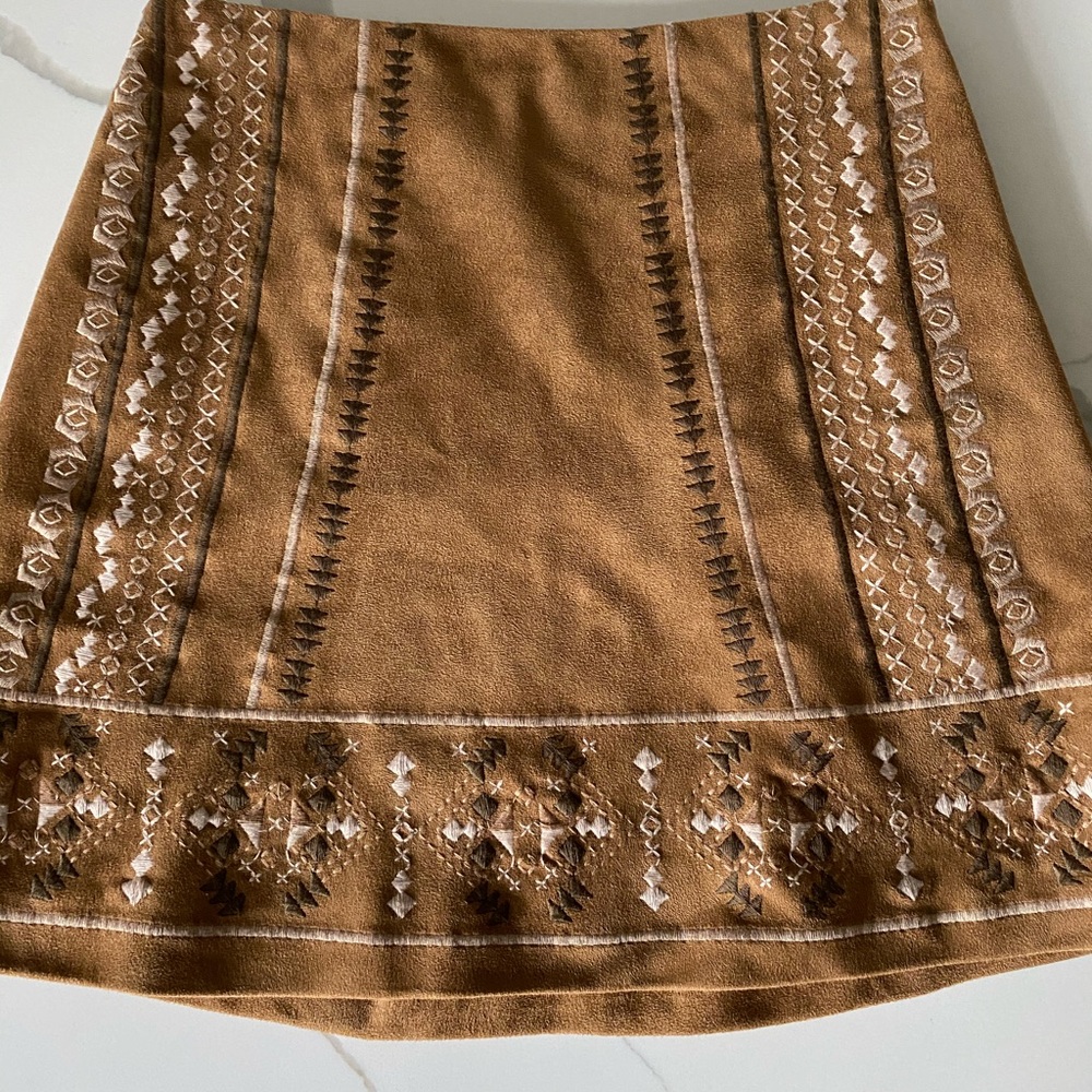 Abercrombie faux suede skirt